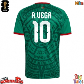 Mexico Alexis Vega #10 Replica Home Stadium Shirt World Cup 2026 Short Sleeve